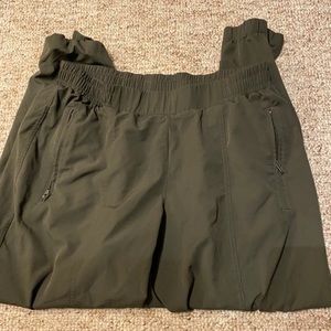 Olive green old navy joggers and tan old navy joggers size large 10-12